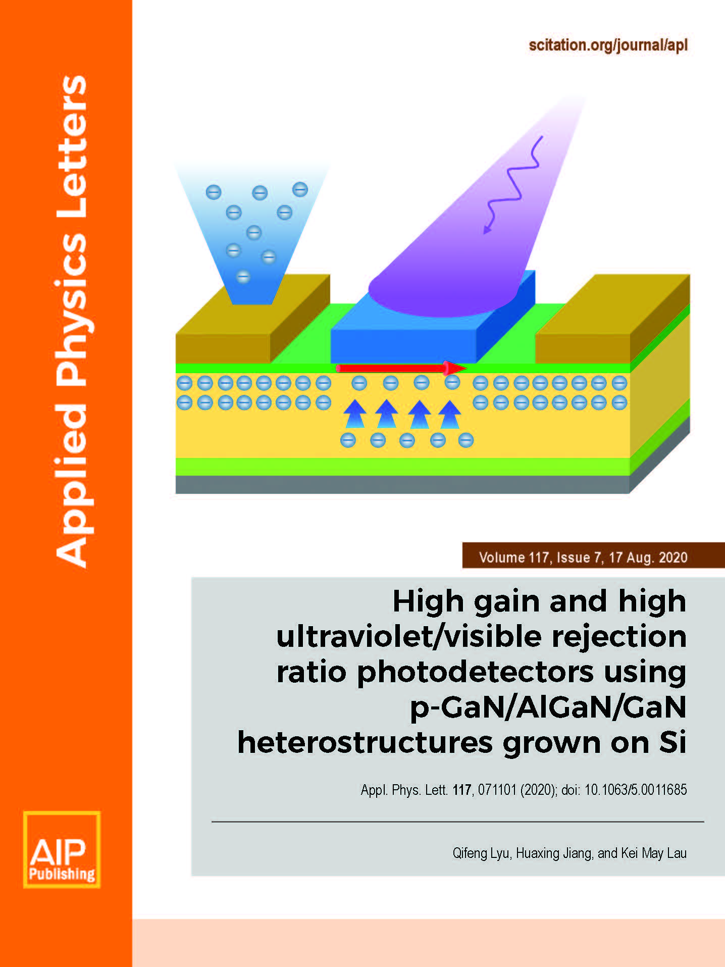 Cover of Applied Physics Letters