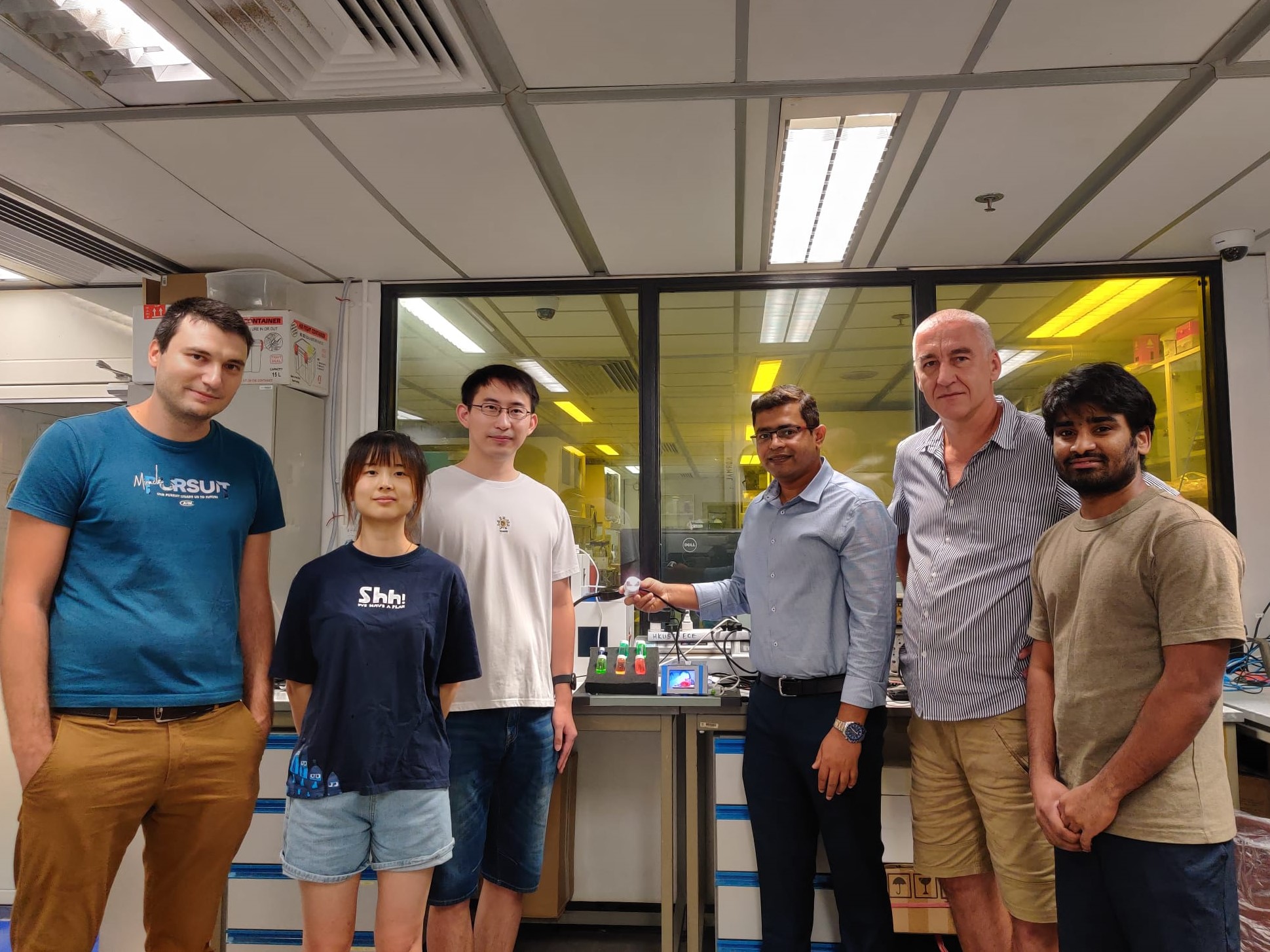 Prof. Abhishek K SRIVASTAVA and his research team